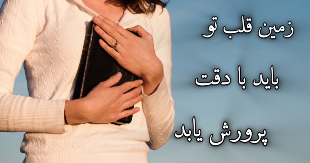 زمین قلب تو باید با دقت پرورش یابد زمین قلب تو باید با دقت پرورش یابد